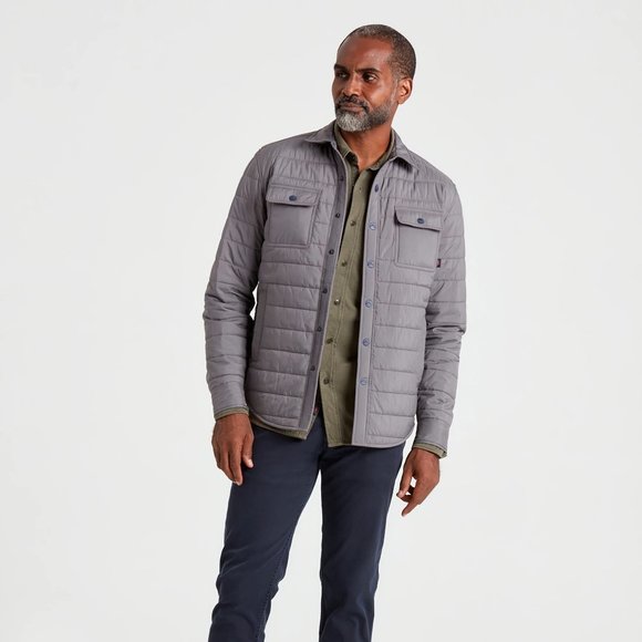 Faherty Other - Faherty Men's Ash Gray Packable Atmosphere Shirt J